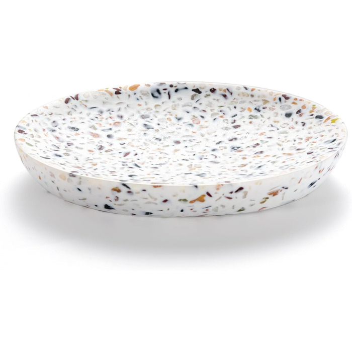 Підставка для мила Luxspire з кераміки, антиковзаюча, білий мармур, для ванної кімнати, душу та кухні