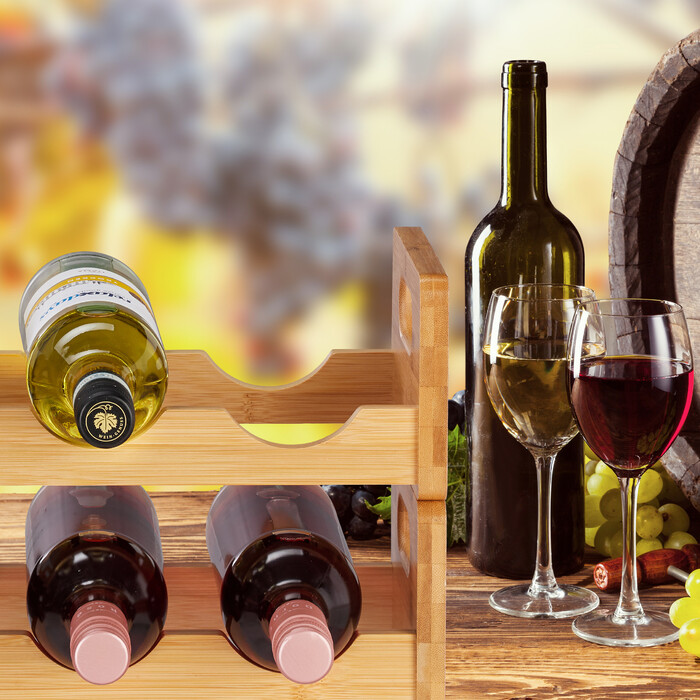 Wine Rack for 8 Bottles