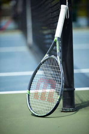 Тенісний ракеточний прилад Wilson Tour Slam для дорослих. Розмір ручки 3 - 4 3/8', зелений/чорний