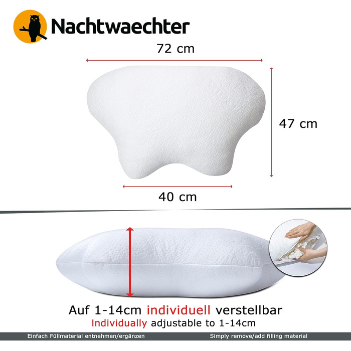 Night Watcher Sleep Vest & Side Sleeper Pillow LINA - Anti-Snoring Set for Healthy Sleep (L/XL)
