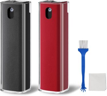 Очищувач екрану для мобільних пристроїв 2шт (сірий + рожевий) з щіткою, 10мл