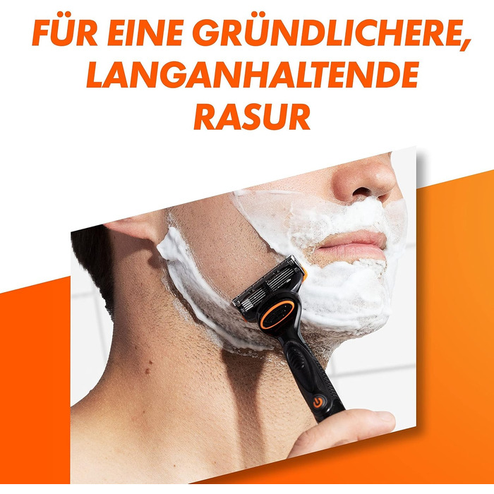 Чоловіча бритва Gillette Fusion 5 Power, металева, чорна (бритва + 1 змінне лезо)
