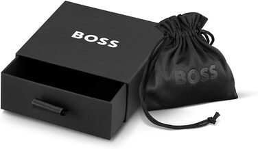 Браслет чоловічий BOSS ALEN з нержавіючої сталі: срібний, золотий або чорний