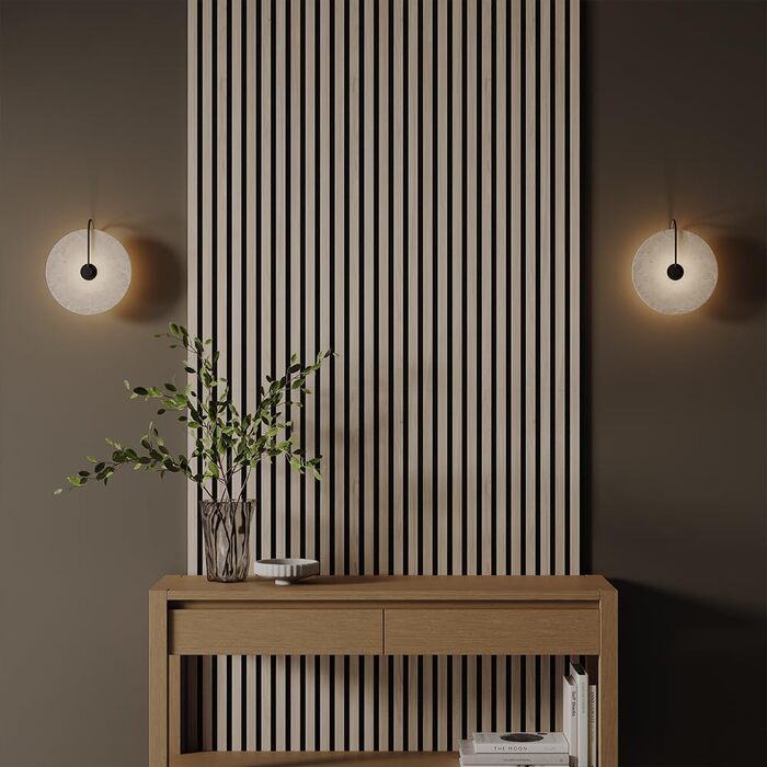 Акустичні настінні панелі Vicco для покращення звукоізоляції приміщення, коричневі, 8 шт.