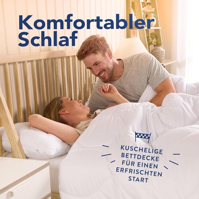 Ковдра John Cotton New Way 200x220: дихаюча, для алергіків, сертифікат Oeko-Test | Ковдра 200x220 см | Підходить для весни та осені