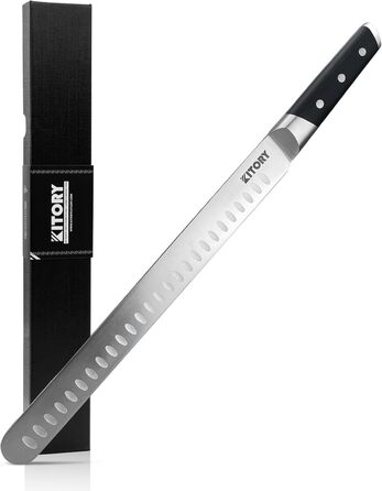 Kitory Hackmesser 18 см, кухонний ніж-сікач з нержавіючої сталі, з ручкою Pakkawood (Mtd01de)