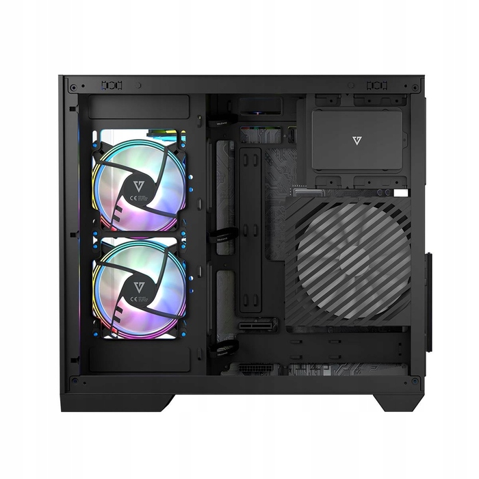 Ігровий корпус для ПК MODECOM VOLCANO PANORAMA ARGB 3F MIDI, сірий