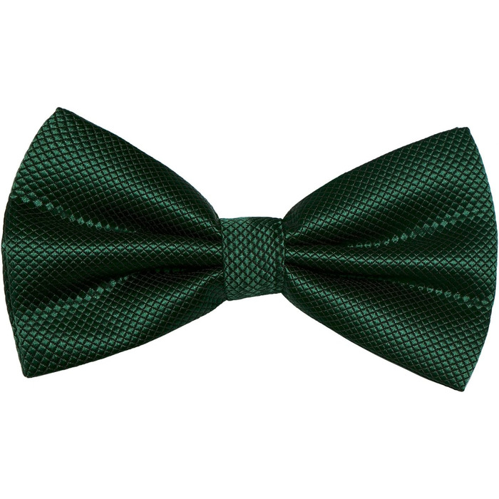 Метелик чоловічий DonDon з нагрудною хусткою, регульований розмір, темно-зелений колір