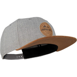 Кепка бейсболка Jumping Bird для чоловіків • Зручна snapback кепка для активного відпочинку • Регульований розмір, легко миється, світло-сіра