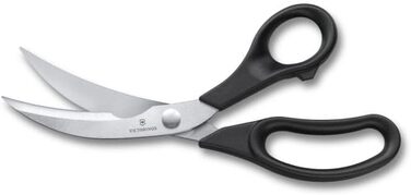 Victorinox Professional Poultry Shears, Seafood Shears, Kitchen Shears, 25 cm, Stainless Steel, Extra Sharp Blades, Robust Plastic Handle