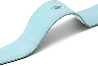 Магнітний ремінь для гітари, басу та укулеле ENYA – Швидке закриття, регулюється однією рукою, з імітацією шкіри (Блакитний)