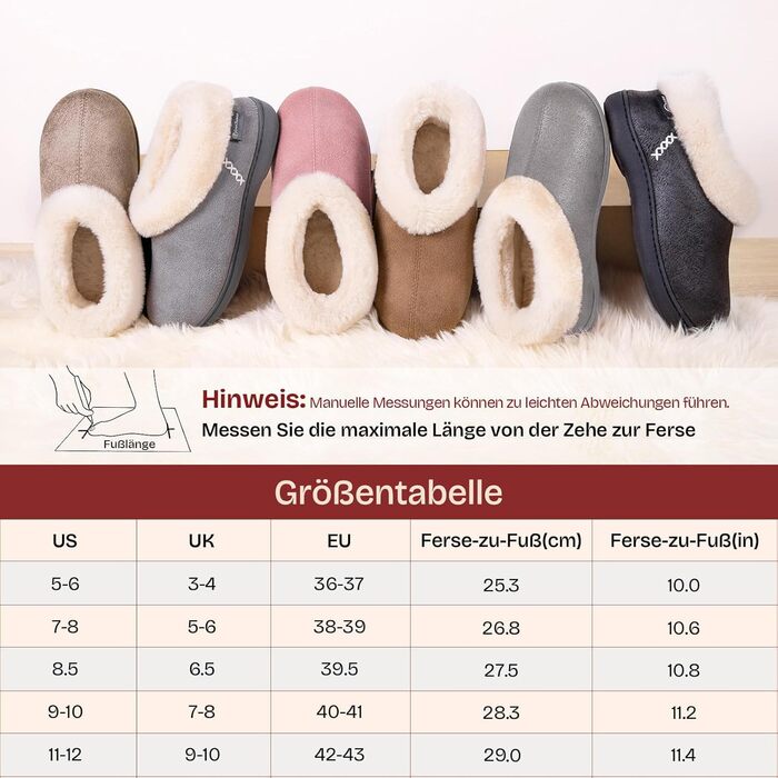 Жіночі халапи EverFoams зимові, антиковзні, теплі, з плюшем та піною з пам'яттю, 38/39 EU, сірі