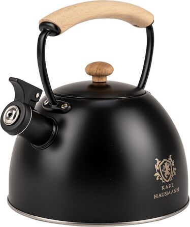 Чайник електричний Induktion 2.5L з автоматичним свистком, нержавіюча сталь. Підходить для індукційних, газових та електричних плит.