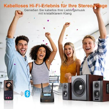 Bluetooth-ресивер 1Mii B06Pro+ для стереосистем з підтримкою LDAC та aptX HD, чорний