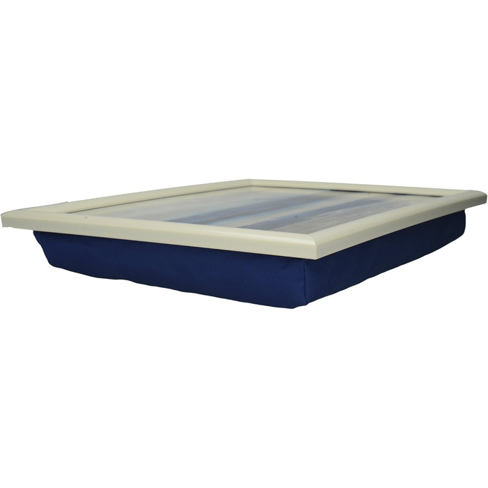 Creative Tops 'Blue Abstract' Cushioned Lap Tray, 44 x 34 cm (17