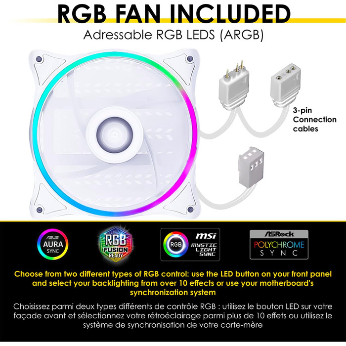 Комп'ютерний корпус EMPIRE GAMING Diamond – ігровий корпус середнього розміру ATX з RGB підсвічуванням