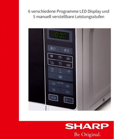 Мікрохвильова піч Sharp R242INW срібна