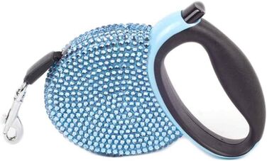 Висувна поводок для собак і котів, блакитний, для маленьких та середніх порід