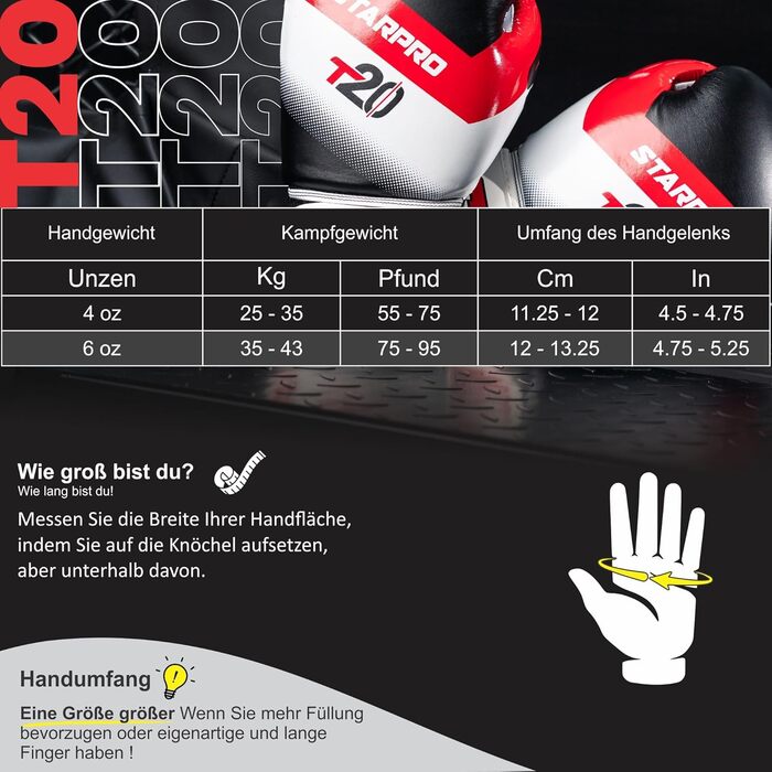 Starpro Kids Boxing Gloves - Small & Delicate Hands - Boxing Gloves for Children Ages 6-10 - Youth Boxing Set Light Blue 4oz