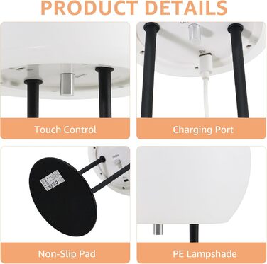 MALUX Акумуляторна настільна лампа LED, водонепроникна IP44, портативна, з димером, 3 режими світла, USB-C, для дому та вулиці