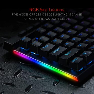 Redragon K580 PRO - Бездротова Механічна Ігрова Клавіатура RGB з 104 клавішами, Hot-Swap, Мультимедійне Управління та Макро-Запис (Brown Switches)