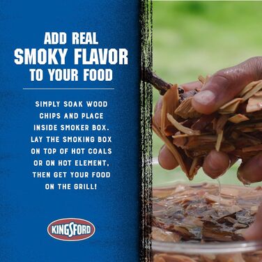 Kingsford Stainless Steel Smoker Box for Grill | Smoker Box for All Grills | Robust Grill Accessory | Easy Way to Turn Any Grill into a BBQ Smoker