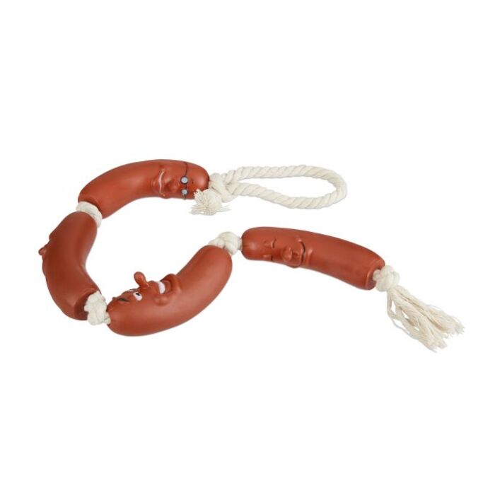 Relaxdays Dog Toy Sausage