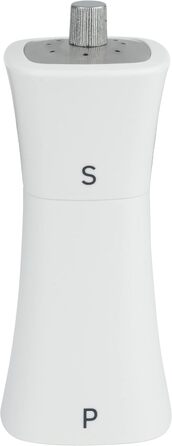 Набір для солі та перцю Grunwerg 2-в-1, пластиковий, білий