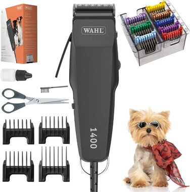 Машинка для стрижки собак Agrarzone Edition Wahl 1400 з набором гребінців - тиха професійна машинка Moser для маленьких собак, як Йоркширський тер'єр, ергономічна та довговічна