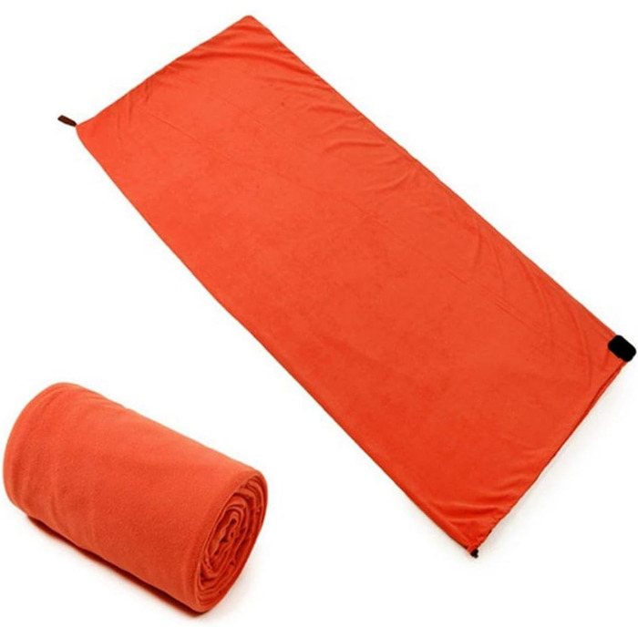 GIJMZY Sleeping Bag Fleece Sleeping Bag for Outdoor Use, Sleeping Bag with Inner Lining, equipped with ultralight camping, hiking, climbing, essential for warmth