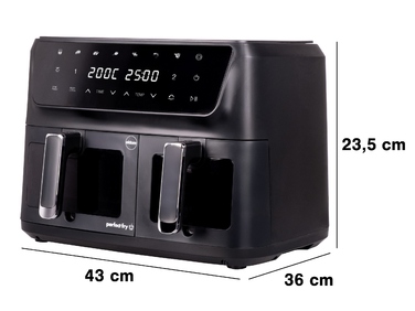 Аерофритюрниця Eldom FR220 Dualo 2700 Вт, 11 л