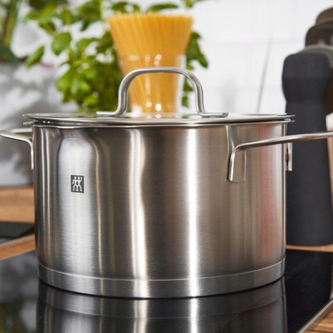 Набір каструль Zwilling TrueFlow з нержавіючої сталі, 5 предметів