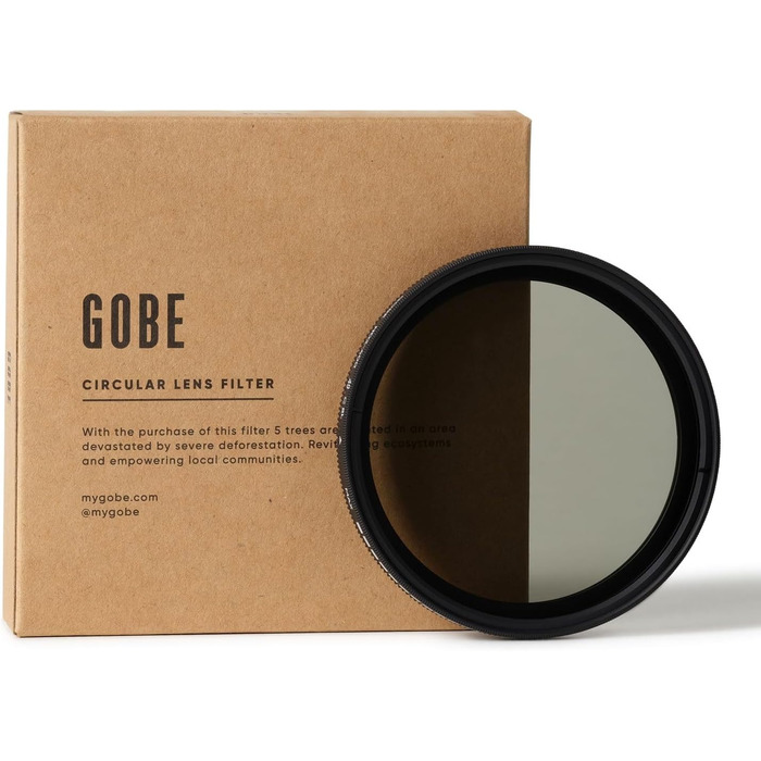 Гобе NDX 49mm Variabler Графільтр ND2-400 ND Filter (1Peak) Чорний