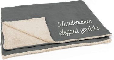 Персоналізована ковдра для собак з іменем, XL, 130x160 см, м'яка ковдра для собак, індивідуальний принт