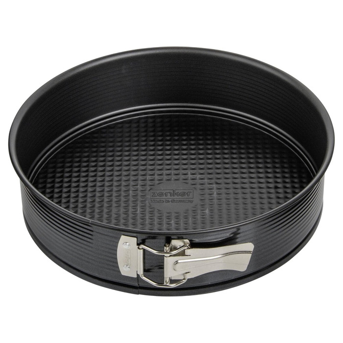 Форма для випічки Zenker Springform Perfect Black 26 см – антипригарна, сталь, витримує +230°C, Німеччина