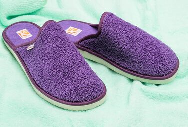 Жіночі домашні капці-пантофлі з ефектом пам'яті Memory Foam, фіолетові, розмір 39 EU