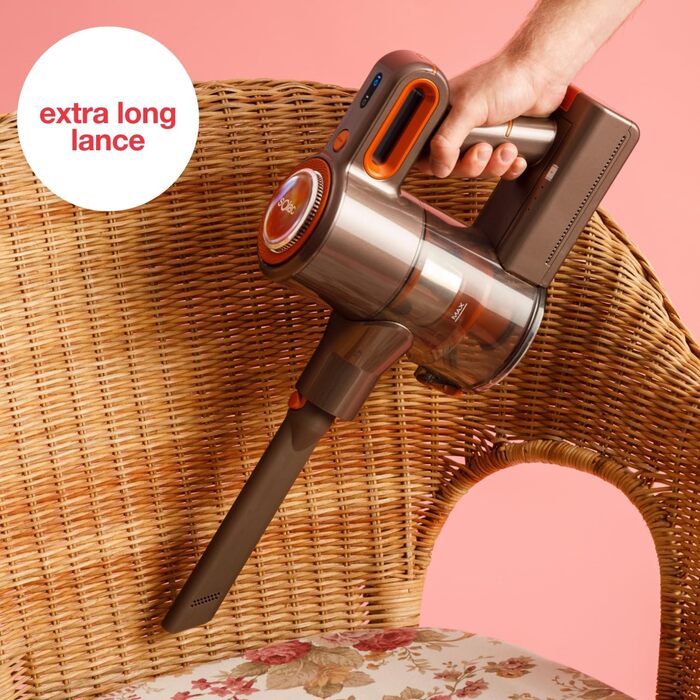 Електричний акумуляторний повітродув Solac Turbobat Digital Flex AE2515, 29.6V, 200W, металевий корпус, колір: мідний