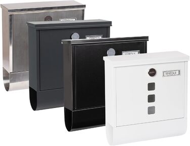 Поштовий ящик ARREGUI Chance E7005 сталевий з газетницею, антрацит (DIN A4)