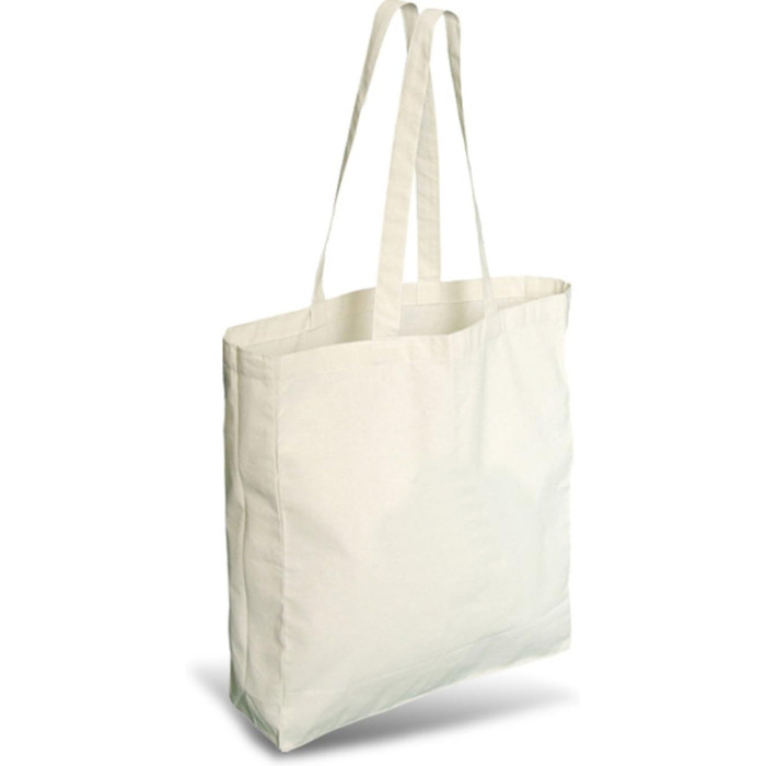 Cottonbagjoe Shopping Bags | 38x42x10 cm | Side and Bottom Pleats | with Long Handles | Jute Bag | Cotton Bags for Painting, Printing | DIY