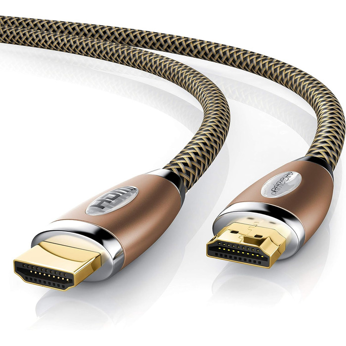 HDMI кабель 2.1 Premium 8K UHD II 3.0m - CSL з екрануванням, Ethernet, 3D ARC CEC, підтримка 8K