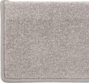 Килимок для сходин Casa Pura Dynasty Velours, 15 шт., сріблясто-сірий, самоклеючий