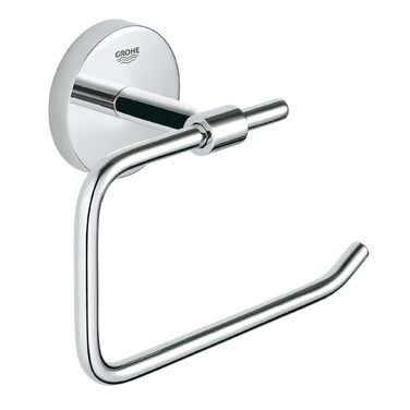 Тримач для туалетного паперу GROHE Bau Cosmopolitan, хром, можливість монтажу без свердління (клей окремо), 40457001