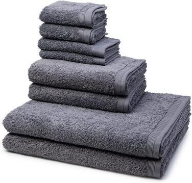 Dove - Super Fluffy - 2 x Soap - 2 x Guest Towel - 2 x Shower Towel - 2 x Hand Towel in Set - Cotton (8-Piece Stone Set)