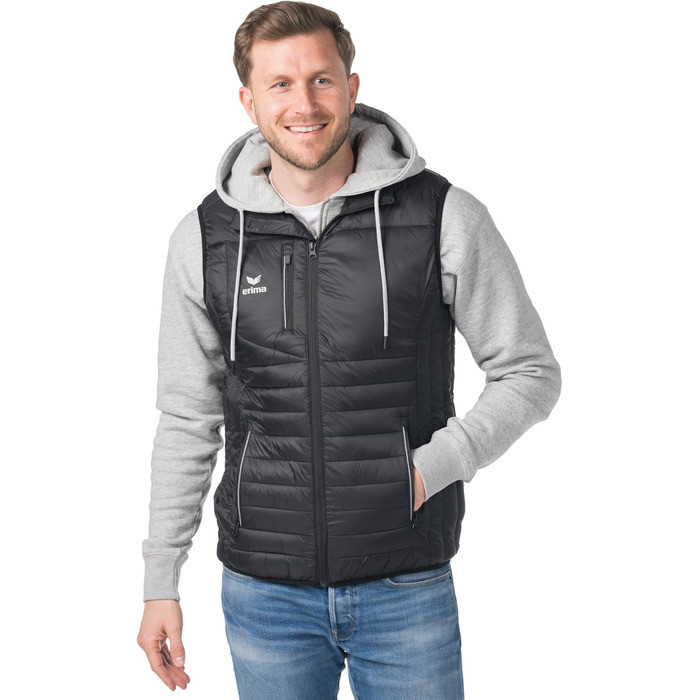 Жилет Erima CMPT Puffer для чоловіків (M, чорний)