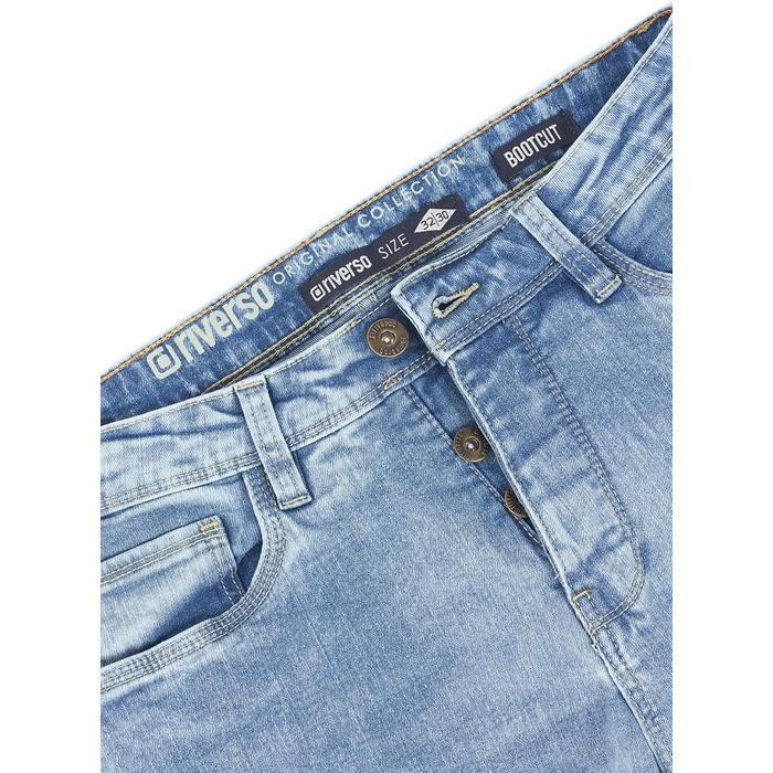 Чоловічі джинси Riverso Falko Bootcut Stretch Denim (чорний, синій, сірий) - Розміри 29-40 / 30L-34L