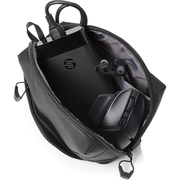 OMEN Transceiver Pouch Accessory Bag (water-resistant, Electronics Organizer, Cable Bag, Case, Accessories, Protective Cover, Front Pocket) Black, One Size