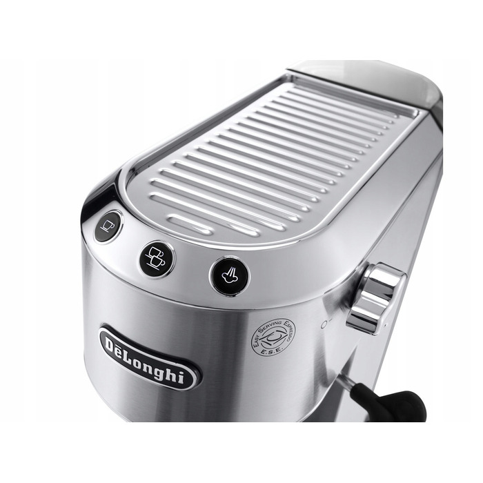 Ріжкова кавомашина De'Longhi EC 685.M, 1350 Вт, сріблястий/сірий