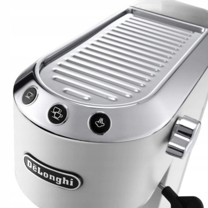 Ріжкова кавомашина De'Longhi Dedica EC685.W, 1350 Вт, біла