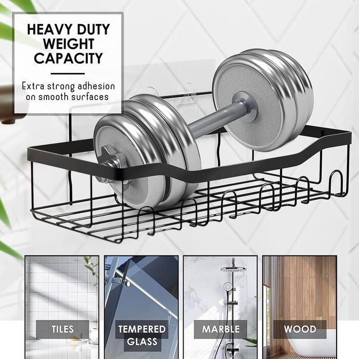Набір аксесуарів для ванної кімнати 25 предметів: душова полиця, органайзер, зелений душовий завіс, WC-щітка, відро, дозатор мила