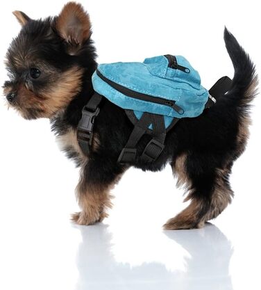 Рюкзак для собак маленьких порід Dongker з повідком 1,2 м, з дозатором для відходів, для прогулянок